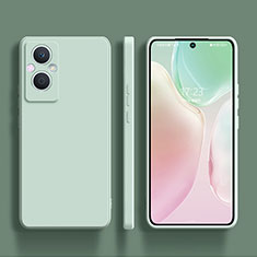 Oppo Reno8 Lite 5G用360度 フルカバー極薄ソフトケース シリコンケース 耐衝撃 全面保護 バンパー S01 Oppo ライトグリーン