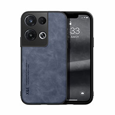 Oppo Reno8 Pro 5G用ケース 高級感 手触り良いレザー柄 DY1 Oppo ネイビー