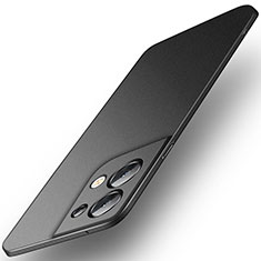 Oppo Reno9 Pro 5G用ハードケース プラスチック 質感もマット カバー YK5 Oppo ブラック