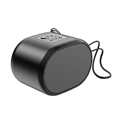 Sharp Aquos Sense4 Basic用Bluetoothミニスピーカー ポータブルで高音質 ポータブルスピーカー K06 ブラック
