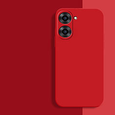 Realme 10S 5G用360度 フルカバー極薄ソフトケース シリコンケース 耐衝撃 全面保護 バンパー YK2 Realme レッド