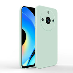 Realme 11 Pro 5G用360度 フルカバー極薄ソフトケース シリコンケース 耐衝撃 全面保護 バンパー YK2 Realme ライトグリーン