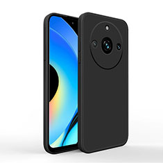 Realme 11 Pro 5G用360度 フルカバー極薄ソフトケース シリコンケース 耐衝撃 全面保護 バンパー YK2 Realme ブラック