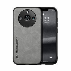 Realme 11 Pro 5G用ケース 高級感 手触り良いレザー柄 DY1 Realme グレー