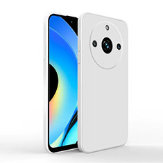 Realme 11 Pro+ Plus 5G用360度 フルカバー極薄ソフトケース シリコンケース 耐衝撃 全面保護 バンパー YK2 Realme ホワイト