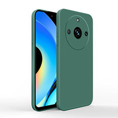 Realme 11 Pro+ Plus 5G用360度 フルカバー極薄ソフトケース シリコンケース 耐衝撃 全面保護 バンパー YK2 Realme グリーン