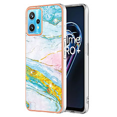 Realme 9 4G用シリコンケース ソフトタッチラバー バタフライ パターン カバー Y01B Realme カラフル