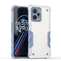 Realme 9 4G用ハイブリットバンパーケース プラスチック 兼シリコーン カバー QW1 Realme ホワイト