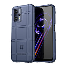 Realme 9 5G用360度 フルカバー極薄ソフトケース シリコンケース 耐衝撃 全面保護 バンパー J01S Realme ネイビー