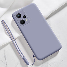 Realme 9 5G用360度 フルカバー極薄ソフトケース シリコンケース 耐衝撃 全面保護 バンパー YK1 Realme ラベンダーグレー