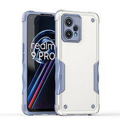 Realme 9 Pro+ Plus 5G用ハイブリットバンパーケース プラスチック 兼シリコーン カバー QW1 Realme ホワイト