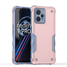 Realme 9 Pro+ Plus 5G用ハイブリットバンパーケース プラスチック 兼シリコーン カバー QW1 Realme ローズゴールド