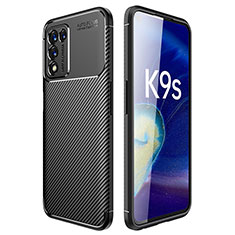 Realme 9 SE 5G用シリコンケース ソフトタッチラバー ツイル カバー Realme ブラック