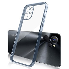 Realme 9i 5G用極薄ソフトケース シリコンケース 耐衝撃 全面保護 クリア透明 H01 Realme ネイビー