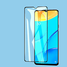 Realme C20用強化ガラス フル液晶保護フィルム F06 Realme ブラック