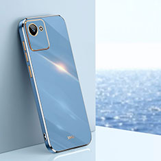 Realme C30用極薄ソフトケース シリコンケース 耐衝撃 全面保護 XL1 Realme ネイビー