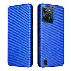 Realme C31用手帳型 レザーケース スタンド カバー L04Z Realme ネイビー