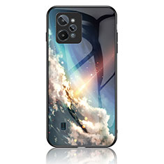 Realme C31用ハイブリットバンパーケース プラスチック パターン 鏡面 カバー LS2 Realme マルチカラー