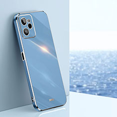 Realme C35用極薄ソフトケース シリコンケース 耐衝撃 全面保護 XL1 Realme ネイビー