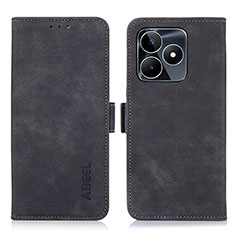 Realme C51用手帳型 レザーケース スタンド カバー K10Z Realme ブラック