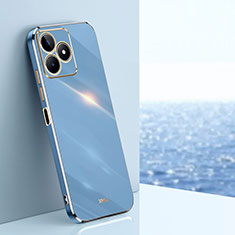 Realme C51用極薄ソフトケース シリコンケース 耐衝撃 全面保護 XL1 Realme ネイビー