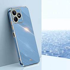 Realme C53 India用極薄ソフトケース シリコンケース 耐衝撃 全面保護 XL1 Realme ネイビー