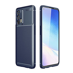 Realme GT 5G用シリコンケース ソフトタッチラバー ツイル カバー S01 Realme ネイビー