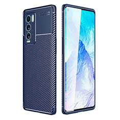 Realme GT Master Explorer 5G用シリコンケース ソフトタッチラバー ツイル カバー S01 Realme ネイビー