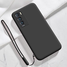 Realme GT Master Explorer 5G用360度 フルカバー極薄ソフトケース シリコンケース 耐衝撃 全面保護 バンパー YK1 Realme ブラック