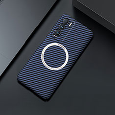 Realme GT Master Explorer 5G用ハードケース プラスチック 質感もマット ツイル カバー Mag-Safe 磁気 Magnetic Realme ネイビー