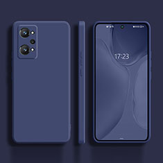 Realme GT Neo 3T 5G用360度 フルカバー極薄ソフトケース シリコンケース 耐衝撃 全面保護 バンパー YK4 Realme ネイビー