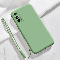 Realme GT Neo 5G用360度 フルカバー極薄ソフトケース シリコンケース 耐衝撃 全面保護 バンパー YK1 Realme グリーン