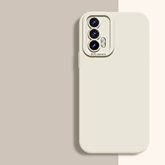 Realme GT Neo 5G用360度 フルカバー極薄ソフトケース シリコンケース 耐衝撃 全面保護 バンパー Realme ホワイト