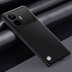 Realme GT Neo5 SE 5G用ケース 高級感 手触り良いレザー柄 S02 Realme ダークグレー