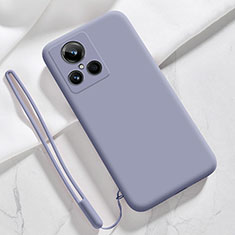 Realme GT2 Master Explorer用360度 フルカバー極薄ソフトケース シリコンケース 耐衝撃 全面保護 バンパー YK1 Realme ラベンダーグレー