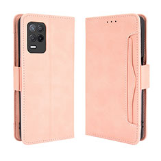 Realme Narzo 30 5G用手帳型 レザーケース スタンド カバー BY3 Realme ピンク