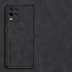 Realme Narzo 30 5G用ケース 高級感 手触り良いレザー柄 S01 Realme ブラック