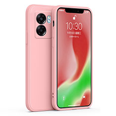 Realme Narzo 50 5G用360度 フルカバー極薄ソフトケース シリコンケース 耐衝撃 全面保護 バンパー S01 Realme ピンク