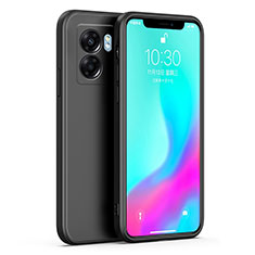 Realme Narzo 50 5G用360度 フルカバー極薄ソフトケース シリコンケース 耐衝撃 全面保護 バンパー S01 Realme ブラック