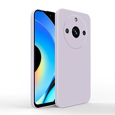 Realme Narzo 60 5G用360度 フルカバー極薄ソフトケース シリコンケース 耐衝撃 全面保護 バンパー YK2 Realme ラベンダー