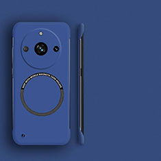 Realme Narzo 60 5G用ハードケース プラスチック 質感もマット フレームレス カバー Mag-Safe 磁気 Magnetic S02 Realme ネイビー