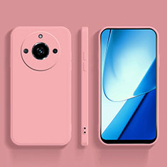 Realme Narzo 60 5G用360度 フルカバー極薄ソフトケース シリコンケース 耐衝撃 全面保護 バンパー YK5 Realme ピンク