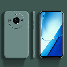 Realme Narzo 60 Pro 5G用360度 フルカバー極薄ソフトケース シリコンケース 耐衝撃 全面保護 バンパー YK5 Realme モスグリー