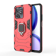 Realme Narzo N53用ハイブリットバンパーケース プラスチック アンド指輪 マグネット式 KC2 Realme レッド