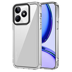 Realme Narzo N53用ハイブリットバンパーケース クリア透明 プラスチック カバー AC1 Realme クリア