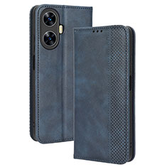 Realme Narzo N55用手帳型 レザーケース スタンド カバー BY4 Realme ネイビー