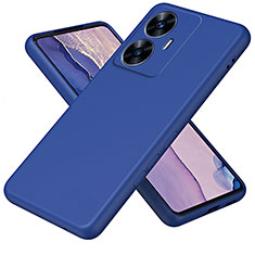 Realme Narzo N55用360度 フルカバー極薄ソフトケース シリコンケース 耐衝撃 全面保護 バンパー H01P Realme ネイビー