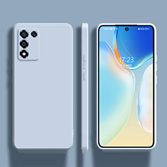 Realme Q3s 5G用360度 フルカバー極薄ソフトケース シリコンケース 耐衝撃 全面保護 バンパー S01 Realme ライトブルー