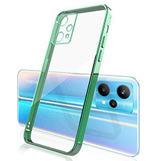 Realme Q5 5G用極薄ソフトケース シリコンケース 耐衝撃 全面保護 クリア透明 H01 Realme グリーン