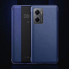 Realme Q5i 5G用手帳型 レザーケース スタンド カバー L01 Realme ネイビー